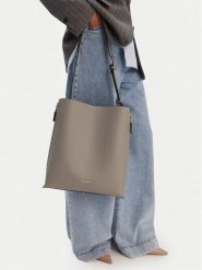 GINO ROSSI Torebka EO-WEN-3 Szary. Szare torebki klasyczne Gino Rossi, bez wzorów, z materiału, bez dodatków. Za 267.99 zł.