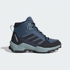Buty Terrex Ax4r Mid Rain.Rdy Hiking. Czarne buty trekkingowe adidas, z materiału, bez zapięcia. Za 369.00 zł.