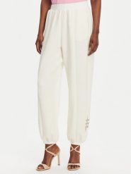 Liu Jo Sport Spodnie dresowe TA5229 J4869 Biały Relaxed Fit. Białe spodnie dresowe Liu Jo Sport, bez wzorów, z dresówki. Za 409.99 zł.