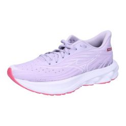 Buty do biegania damskie Mizuno Wave Skyrise 6. Fioletowe buty do biegania Mizuno, bez wzorów, bez zapięcia, do biegania, mizuno wave. Za 659.99 zł.