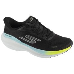 Buty do biegania damskie, Slip-Ins: SKX Aero Pulse. Czarne buty do biegania Skechers, bez wzorów, bez zapięcia, do biegania, skechers sport. Za 499.99 zł.