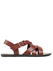 Vagabond Sandały Tia 2.0 5531-201-27 Brązowy. Brązowe sandały Vagabond Shoemakers, bez wzorów, ze skóry, bez obcasa, na płaskiej podeszwie, bez zapięcia. Za 269.99 zł.