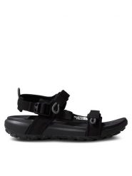 The North Face Sandały W Explore Camp Sandal NF0A8ADRKX71 Czarny. Czarne sandały The North Face, bez wzorów, z materiału, bez obcasa, bez zapięcia. Za 399.99 zł.
