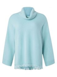 Maerz Muenchen Wełniany golf w kolorze błękitnym rozmiar: 42. Niebieskie swetry Maerz Muenchen, bez wzorów, z wełny, bez ramiączek. Za 404.99 zł.