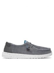 Hey Dude Półbuty Wendy Wave Corduroy 40195-025 Szary. Szare półbuty wsuwane Hey dude, bez wzorów, z materiału, bez obcasa, na płaskiej podeszwie. Za 139.99 zł.