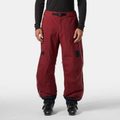 Spodnie narciarskie Helly Hansen ULLR D 2.0. Czerwone spodnie narciarskie Helly Hansen, bez wzorów, narciarskie. Za 921.50 zł.