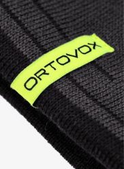 Czapka zimowa Ortovox Peak Beanie - black raven. Czarne czapki zimowe ORTOVOX, bez wzorów, z materiału. Za 186.99 zł.