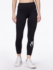 Asics Legginsy Tiger 2032C513 Czarny Slim Fit. Czarne legginsy ASICS, bez wzorów, z syntetyku, sportowe. Za 129.99 zł.