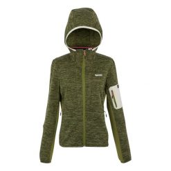 Polar damski zapinany na zamek Regatta Kemilia. Niebieskie bluzy z polaru Regatta, bez wzorów, z polaru, trekkingowe. Za 99.99 zł.