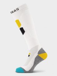 Skarpety narciarskie unisex Poederbaas Technical Bamboo Freeride 1 para. Białe skarpetki POEDERBAAS, bez wzorów, z materiału. Za 156.02 zł.