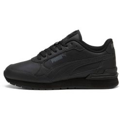Buty sportowe Puma St Runner V4 L Jr. Czarne buty sportowe lifestyle Puma, bez wzorów, z materiału, sportowe, bez zapięcia. Za 249.00 zł.