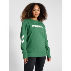 Bluza piłkarska dla dorosłych Hummel hml LEGACY. Niebieskie bluzy Hummel, xs, bez wzorów, bez kaptura, do piłki nożnej. W wyprzedaży za 101.50 zł.