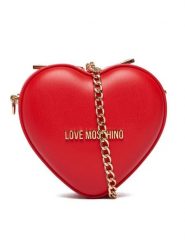 LOVE MOSCHINO Torebka JC4326PP0NKV0500 Czerwony. Czerwone kopertówki Love Moschino, bez wzorów, ze skóry, wizytowe, bez dodatków. Za 639.99 zł.
