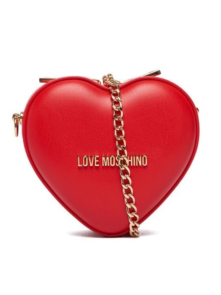 LOVE MOSCHINO Torebka JC4326PP0NKV0500 Czerwony. Czerwone kopertówki Love Moschino, bez wzorów, ze skóry, wizytowe, bez dodatków. Za 639.99 zł.