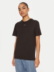 Calvin Klein T-Shirt Nano Logo K20K207519 Czarny Regular Fit. Czarne t-shirty Calvin Klein, xl, bez wzorów, z bawełny, bez kołnierzyka, bez ramiączek. Za 109.99 zł.