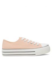 Sprandi Trampki LEA-RA003 Pomarańczowy. Brązowe trampki Sprandi, bez wzorów, z materiału, bez zapięcia. Za 69.99 zł.
