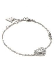 Guess Bransoletka JUBB04 031JW Srebrny. Szare bransoletki Guess, srebrne. Za 157.99 zł.
