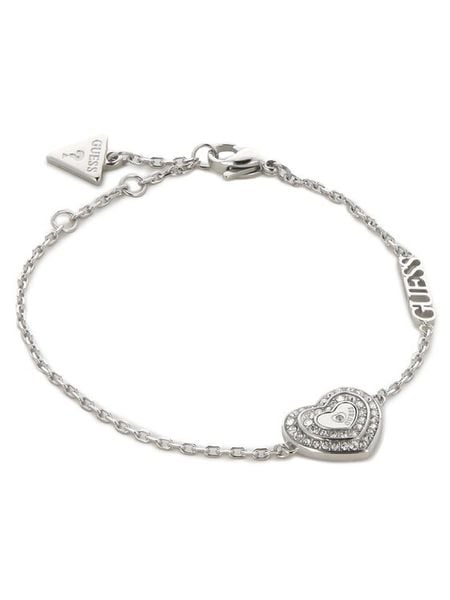 Guess Bransoletka JUBB04 031JW Srebrny. Szare bransoletki Guess, srebrne. Za 157.99 zł.