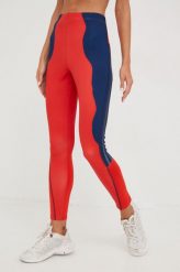 Adidas Performance legginsy do biegania Marimekko damskie kolor czerwony wzorzyste. Czerwone legginsy adidas Performance, bez wzorów, z dzianiny. W wyprzedaży za 274.99 zł.