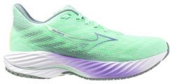 Buty do biegania damskie Mizuno Wave Rider 28. Białe buty do biegania Mizuno, bez wzorów, z gumy, bez zapięcia, do biegania, mizuno wave. Za 409.99 zł.