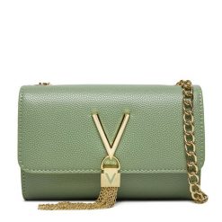 Torebka Valentino. Zielone kopertówki Valentino, bez wzorów, wizytowe, bez dodatków. Za 219.99 zł.