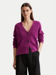 Marc O'Polo Kardigan 506 6059 61069 Fioletowy Relaxed Fit. Fioletowe swetry Marc O'Polo, m, bez wzorów, z bawełny, bez ramiączek. Za 399.99 zł.