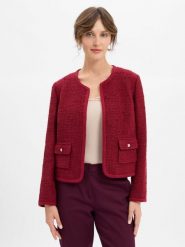 JOOP! Marynarka - Joella Kobiety Bouclé czerwony, 38. Czerwone marynarki i żakiety Joop!, bez wzorów, eleganckie, bez ramiączek. Za 949.95 zł.