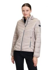 Betty Barclay Kurtka pikowana w kolorze beżowym rozmiar: 42. Brązowe kurtki Betty Barclay, bez wzorów, bez kaptura. Za 260.99 zł.