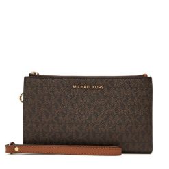 Portfel MICHAEL Michael Kors. Brązowe portfele MICHAEL Michael Kors, bez wzorów. Za 669.99 zł.