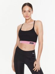 Ellesse Biustonosz sportowy Bobbin SGR17946 Czarny. Czarne biustonosze sportowe Ellesse, bez wzorów, z bawełny, do biegania. Za 49.99 zł.