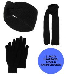 Damski zestaw zimowy Rękawiczki/Opaska/Szal Jeden rozmiar. Fioletowe szaliki i kominy HEAT KEEPER, na zimę, bez wzorów, prążkowane. Za 241.04 zł.