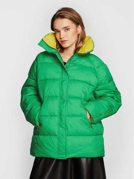 PINKO Kurtka zimowa Brunella 1G17Z3 A082 Zielony Relaxed Fit. Zielone kurtki Pinko, na zimę, m, bez wzorów, z syntetyku, bez kaptura. Za 1,009.00 zł.