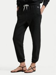Polo Ralph Lauren Spodnie dresowe 211971700003 Czarny Tapered Fit. Czarne spodnie dresowe Polo Ralph Lauren, bez wzorów, z dresówki. Za 729.99 zł.