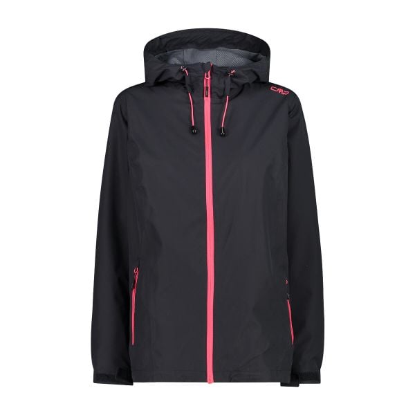 Kurtka przeciwdeszczowa damska z kapturem CMP. Brązowe kurtki przeciwdeszczowe CMP, bez wzorów, z kapturem, trekkingowe. Za 219.00 zł.