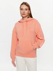 Guess Bluza Brenda V2YQ18 K7UW2 Koralowy Regular Fit. Pomarańczowe bluzy Guess, xxs, z aplikacjami, z wiskozy, bez kaptura. Za 239.99 zł.