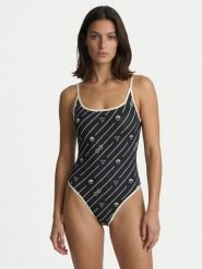 Guess Strój kąpielowy W6GZ07 K3280 Granatowy. Niebieskie stroje jednoczęściowe Guess, z aplikacjami, z syntetyku. Za 434.99 zł.