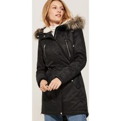 Parka - Czarny. Płaszcze marki DOMYOS. W wyprzedaży za 159.99 zł.