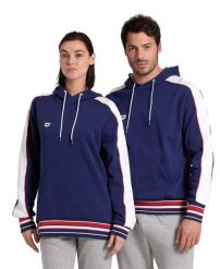 Bluza Arena Hooded Sweat Inserts z kapturem. Niebieskie bluzy z kapturem Arena, l, bez wzorów, z bawełny, z kapturem, na fitness i siłownię. Za 273.42 zł.