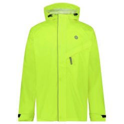 Kurtka rowerowa przeciwdeszczowa unisex Passat żółta z odblaskami. Żółte kurtki AGU, l, bez wzorów, z materiału, z kapturem, rowerowe. Za 273.60 zł.