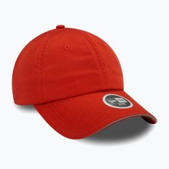 Czapka z daszkiem damska New Era Wmns Open Back Cap. Czerwone czapki z daszkiem New Era, bez wzorów. Za 139.99 zł.