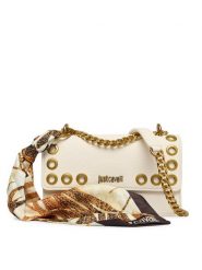 Just Cavalli Torebka 80RA4BF4 ZSB81 Écru. Torebki klasyczne Just Cavalli, bez wzorów, ze skóry, bez dodatków. Za 759.99 zł.