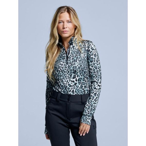 Bluza narciarska - Damska - Arty - Biały. Białe bluzy POEDERBAAS, na zimę, m, bez wzorów, z elastanu, bez kaptura, narciarskie. Za 264.52 zł.