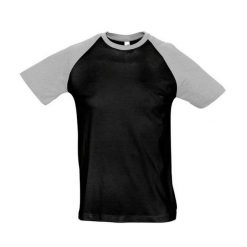 Funky Raglan T-shirt Unisex Dla Dorosłych. Czarne t-shirty SOL'S, xl, bez wzorów, sportowe, bez kołnierzyka, bez ramiączek. Za 72.99 zł.