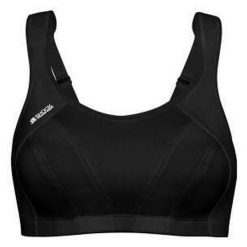 Biustonosz treningowy Shock Absorber Active Multi. Czarne biustonosze sportowe Shock Absorber, bez wzorów. Za 169.99 zł.