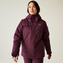 Ski Life Damska kurtka narciarska. Fioletowe kurtki narciarskie Dare 2b, s, bez wzorów, z materiału, z kapturem, narciarskie. Za 477.00 zł.