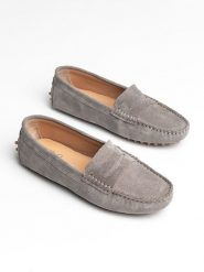 John Scott Skórzane mokasyny w kolorze szarym rozmiar: 39. Szare mokasyny John Scott, bez wzorów, ze skóry. Za 183.45 zł.