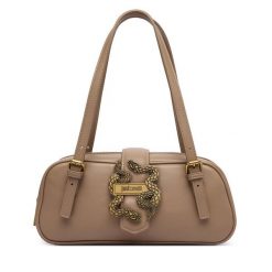 Torebka Just Cavalli. Brązowe torebki klasyczne Just Cavalli, bez wzorów, klasyczne, bez dodatków. Za 819.99 zł.