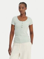 Guess T-Shirt GUESS x NORTH SAILS W6GP01 K2658 Zielony Regular Fit. Zielone t-shirty Guess, xxl, z aplikacjami, z syntetyku, bez kołnierzyka, bez ramiączek. Za 279.99 zł.