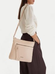 Lasocki Torebka CEO-LSK-X-006-09 Beżowy. Brązowe listonoszki Lasocki, bez wzorów, z materiału, bez dodatków. Za 149.99 zł.
