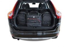 Torby Do Bagażnika Volvo Xc60 2008-2017 4Szt Kjust. Czarne torby podróżne KJUST, bez wzorów, z kauczuku. Za 1,345.00 zł.